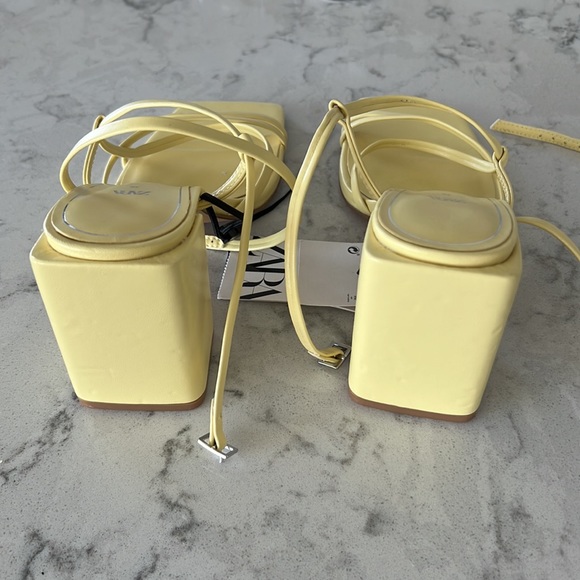 Zara yellow heels - Picture 4 of 8